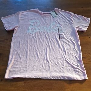 NWT Grayson Threads Barbie Graphic T-Shirt Light Pink Size XL